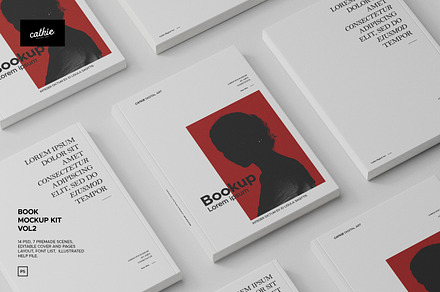 A4 Book Mockup Kit VOL 2