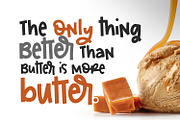 Butter Brickle, a Sans Serif Font by A Little Smidge (Thumbnail 5 of 6)