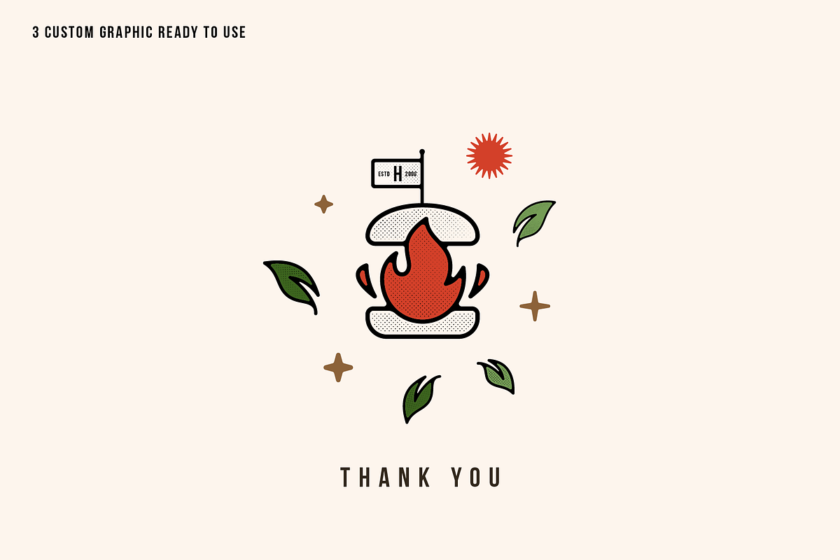Burgers Branding Kit Templates, a Branding & Logo Template by Refolve Design (Photo 10 of 10)