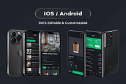 Coffee Shop App UI Kit, an UI Kit Template by Digital_Fantasies (Thumbnail 7 of 8)