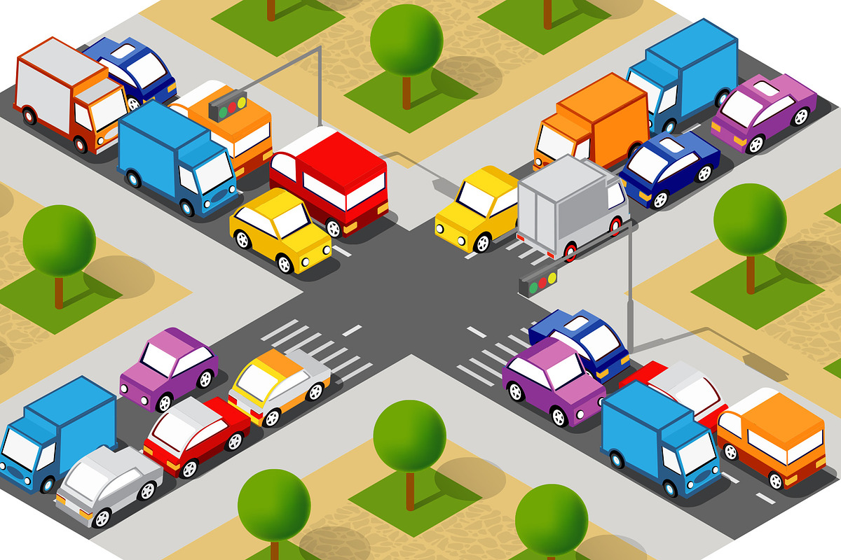 Isometric city constructor, a Graphic by AlexZeL (Photo 13 of 16)