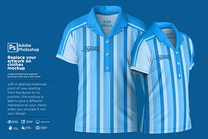 Dress Suit Polo T-Shirt S Mockup