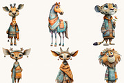 Whimsical African Animas Clipart, an Animal Illustration by Design Scotch (Thumbnail 6 of 9)