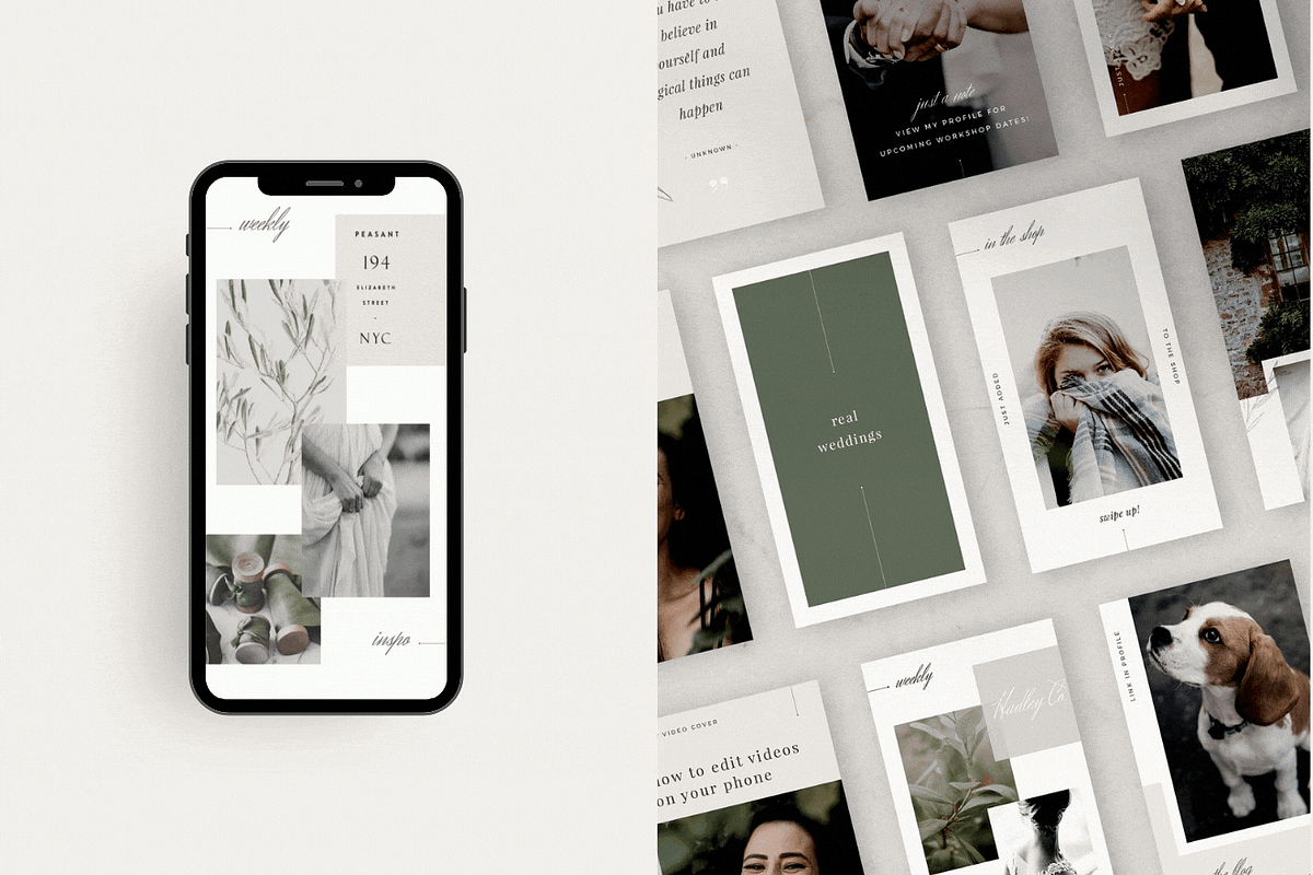 Olive Creative Social Media Template, a Social Media Template by SAFFRON AVENUE (Photo 2 of 5)