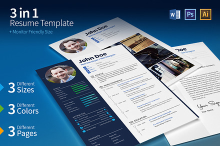3 in 1 Resume Set (+ Screen Size)