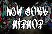 New York Hip Hop Graffiti Font, a Script Font by AntonyChernianu (Thumbnail 3 of 4)