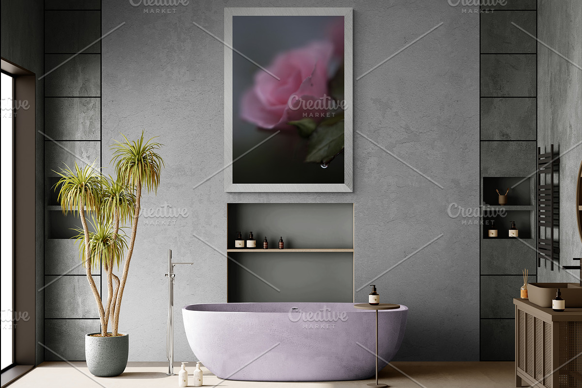 Emotional Pink Rose digital art, a Nature Photo by Mineden Digital Prints (Photo 3 of 5)