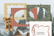 Festive Design Kit, a Seasonal Illustration by PeDe Designs (Thumbnail 3 of 17)