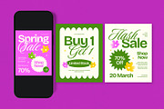 Spring Sale Banner, a Social Media Template by graphicook (Thumbnail 2 of 4)