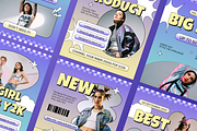 Y2K Aesthetic Instagram Post, a Social Media Template by Annora Studio (Thumbnail 2 of 6)