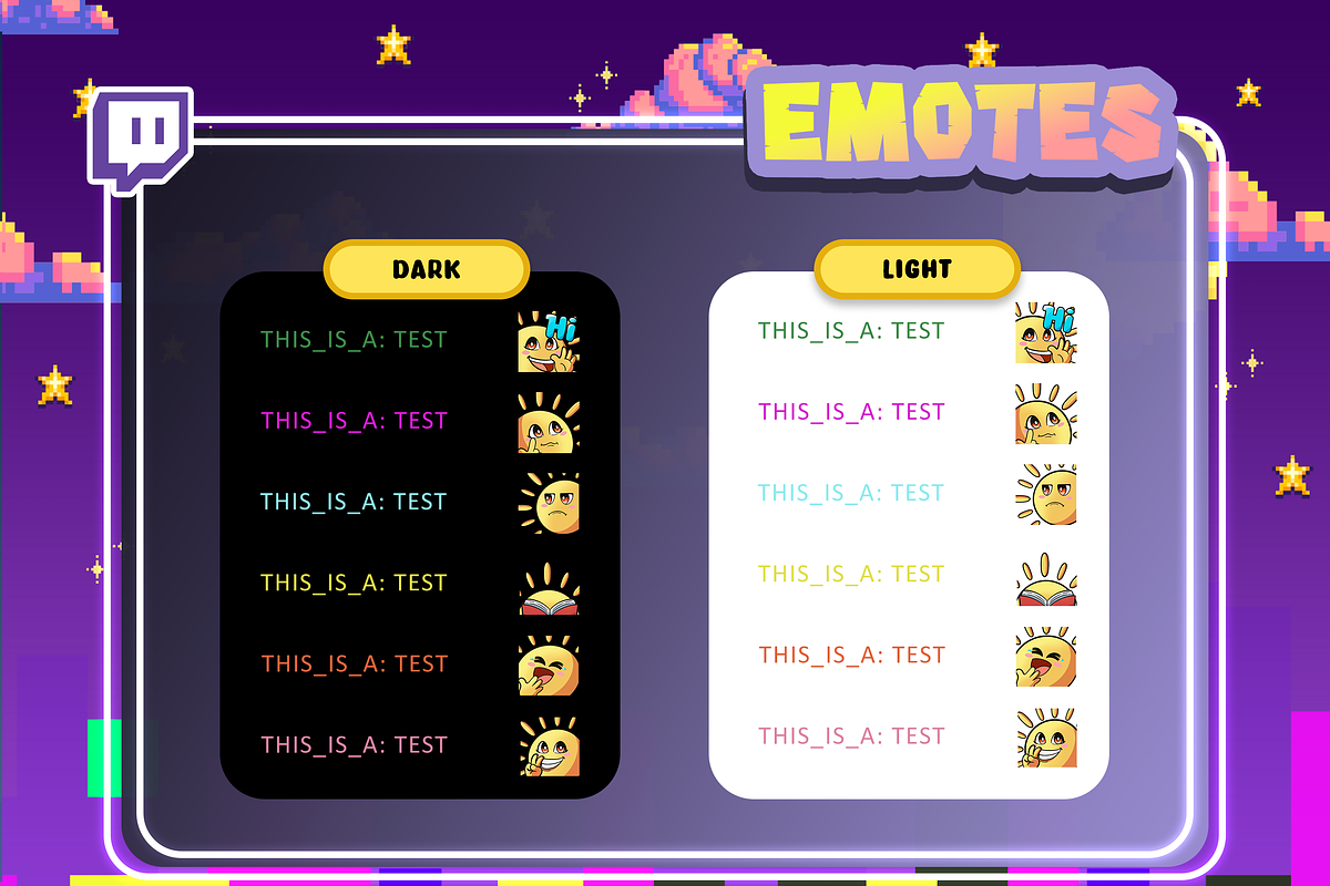 Sunshine Twitch Emote, an Emoji Icon by Pixel Picasso Studio (Photo 3 of 5)