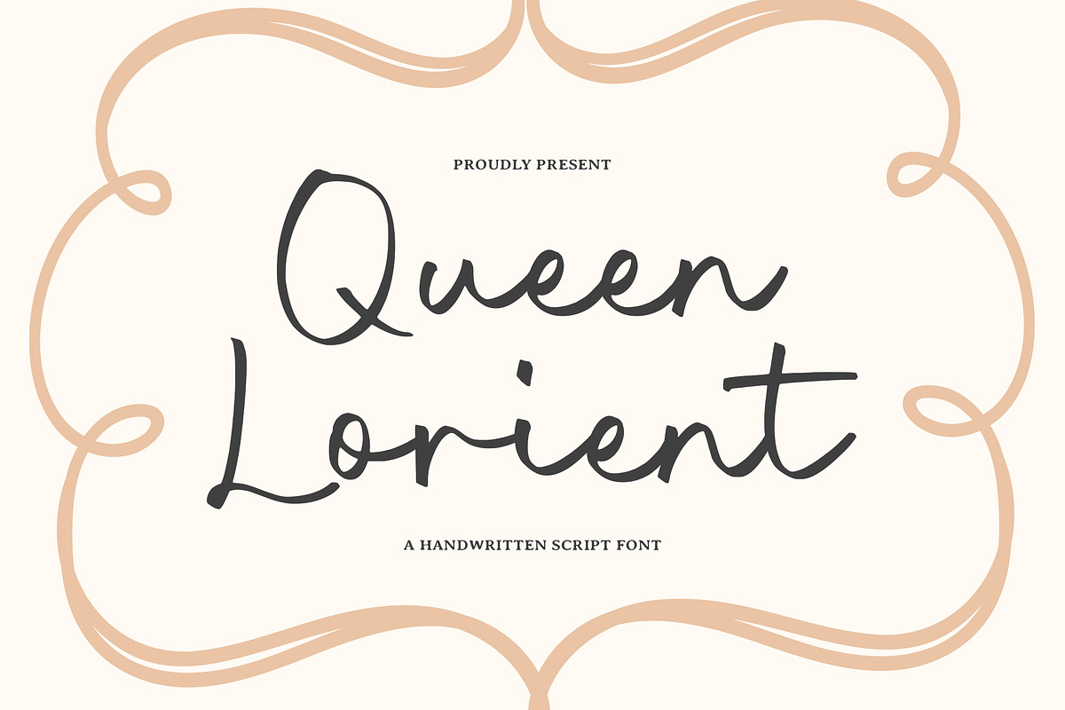 Queen Lorient Font, a Script Font by Timurtype (Photo 1 of 7)