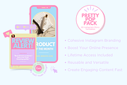 Pretty Pop Instagram Story Templates, a Social Media Template by Hell Yeah Designs (Thumbnail 4 of 10)