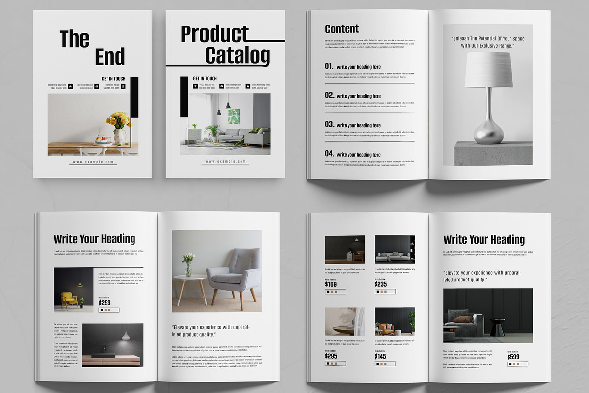 Product Catalog Template, a Brochure Template by MightyDesign (Photo 3 of 6)