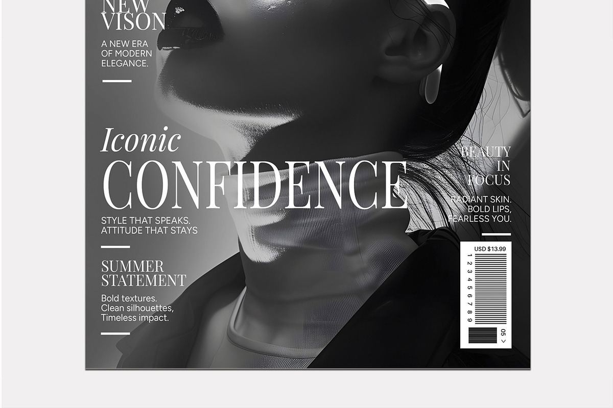 Magazine Cover Template, a Flyer Template by MightyDesign (Photo 3 of 6)