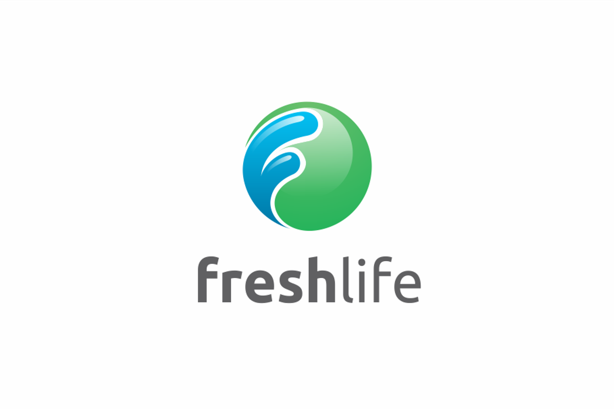 Letter F Water Splash Globe Logo, a Branding & Logo Template by yopie (Photo 1 of 3)