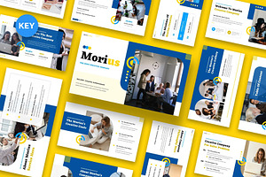 Morius - Creative Company Keynote, a Presentation Template by Fit-tee
