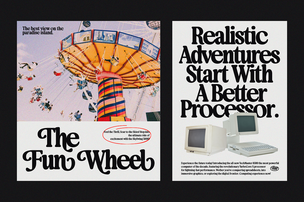 Bringbold Nineties - Serif Font, a Serif Font by Zarma Type (Photo 3 of 13)