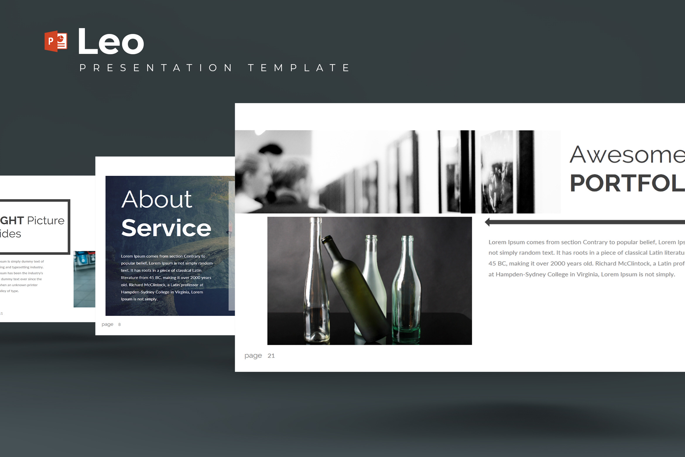 Leo - Powerpoint Template, a Presentation Template by inspirasign