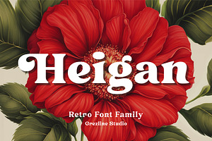 Heigan - Retro Font Family