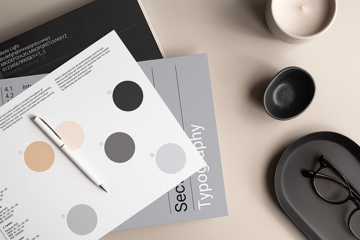 THE MINIMALIST / Brand Guidelines, a Brochure Template by Circular (Photo 2 of 11)