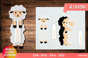 Animals Bookmark SVG Bundle