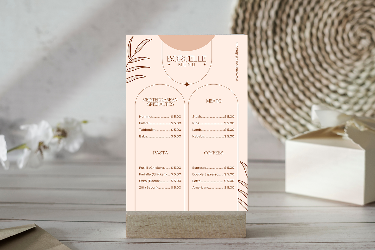 4 Elegant Menu Restaurant Templates, a Templates & Theme by TemplateCastleStore (Photo 7 of 10)