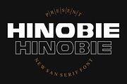 HINOBIE, a Sans Serif Font by Gatype (Thumbnail 1 of 11)