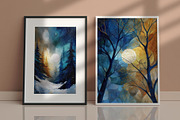 Snowy Night Illustration, a Decorative Illustration by Housui Patterns (Thumbnail 6 of 9)
