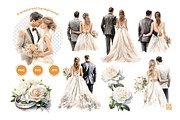 Watercolor Wedding clipart, a Person Illustration by vik.stock (Thumbnail 2 of 6)