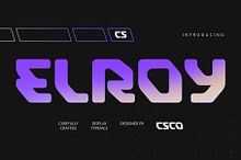 CS Elroy – Techno Font