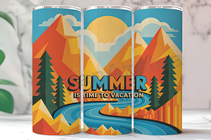 Summer Adventure 20oz Tumbler, an Arts & Entertainment Photo by LamanAzalea