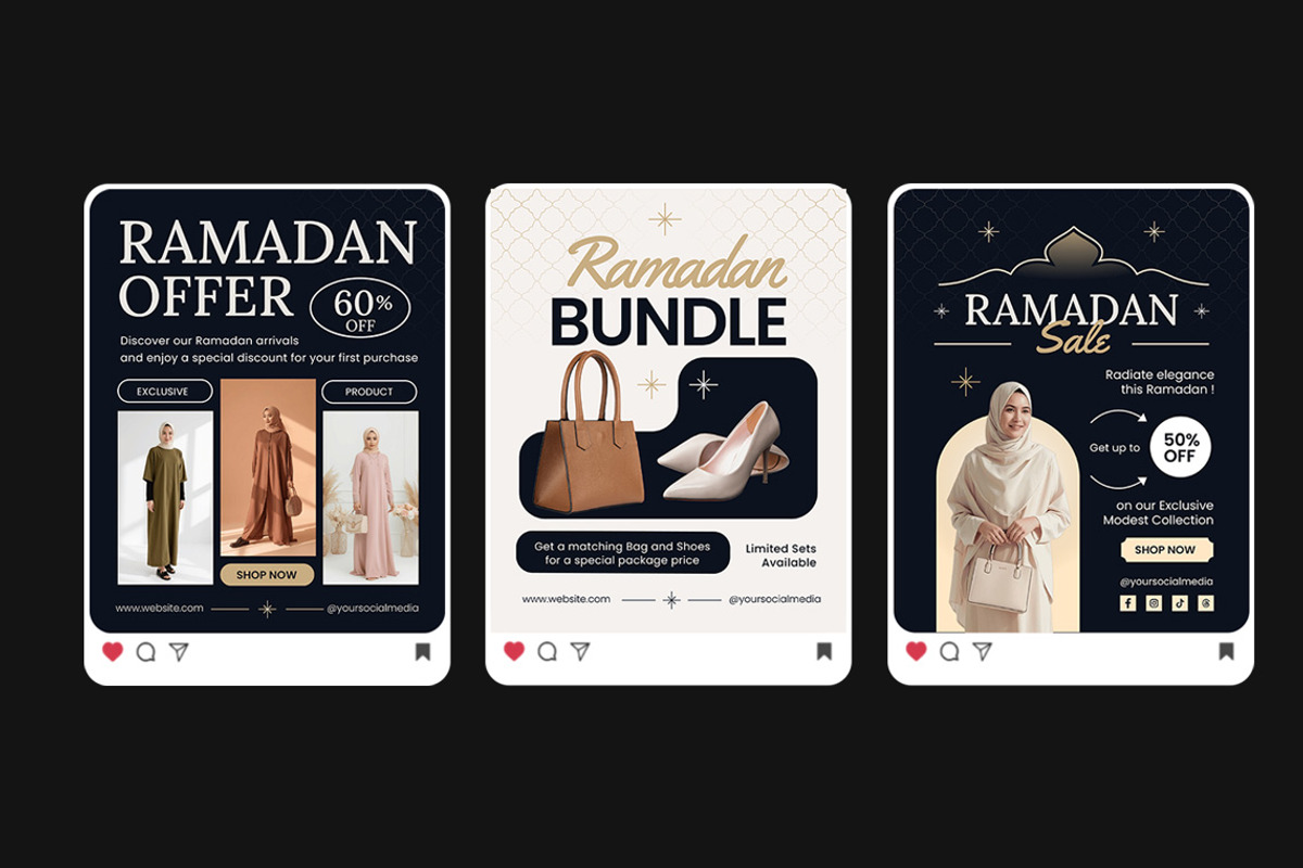 Elegant Ramadan Sale - Social Media, a Social Media Template by Jiwstudio (Photo 2 of 4)