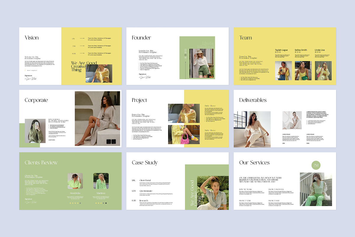 Design Portfolio Presentation, a Presentation Template by evgenystudio