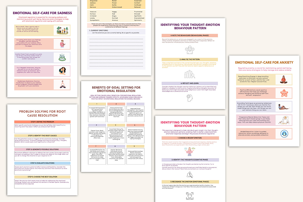 Emotion Processing Worksheets preview 3
