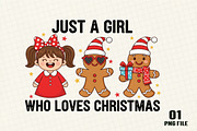 Cute Gingerbread Couple Christmas, an Illustration by DreamCafeArt (Thumbnail 1 of 4)