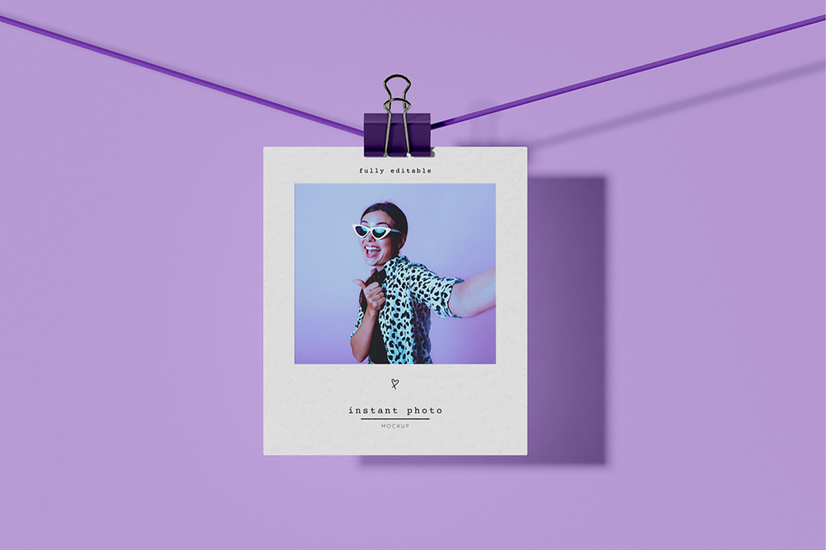 Instant Photo Mockup, an Advertising Mockup by Xtrahive