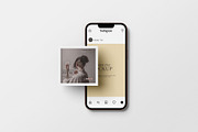 Instagram Post Mockup, a Print Template by Tahtagraphic (Thumbnail 8 of 11)