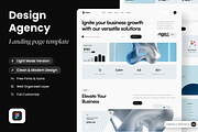 Digital Marketing Landing Page, a Landing Page Template by SLAB! Design (Thumbnail 1 of 4)