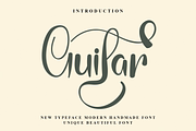 Guitar, a Handwritten Font by FreshTypeINK (Thumbnail 1 of 8)