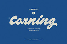 ED Corning - Bold Script Font
