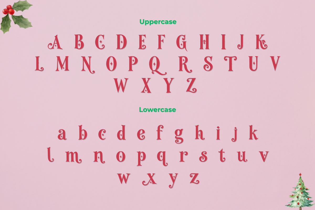 Crimson Noel–Elegant Christmas Serif, a Serif Font by AN Productions (Photo 4 of 5)
