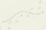 Snowflake Season, a Handwritten Font by Jelena Sardi (Thumbnail 6 of 7)
