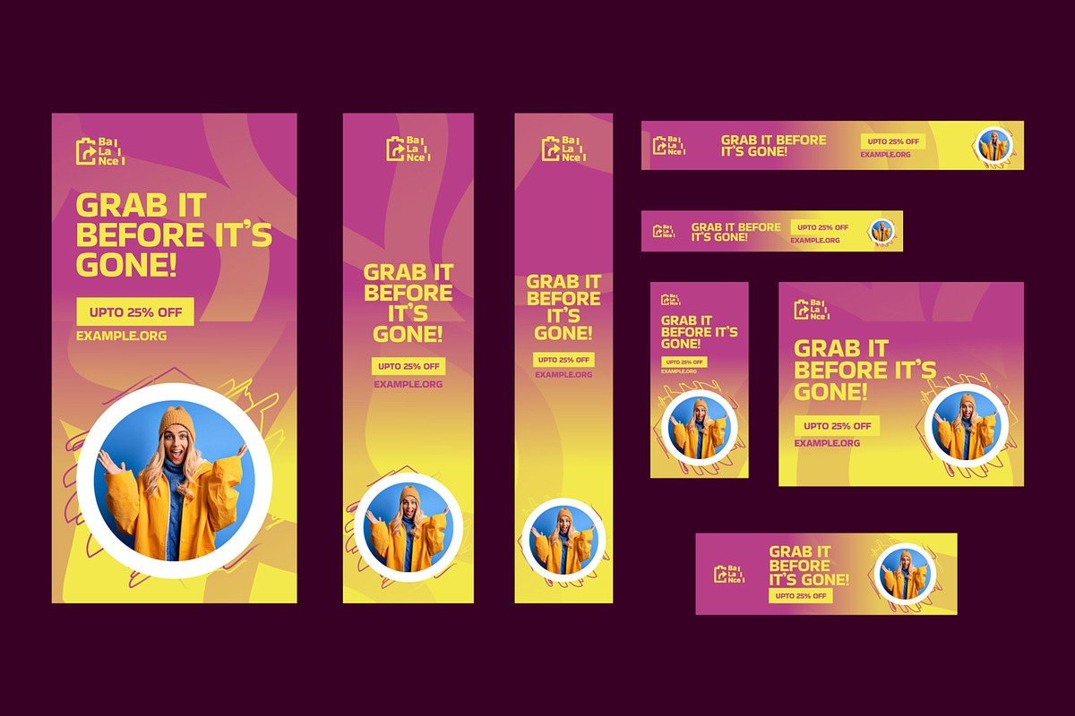 Fashion Sale Web Banner Ads, a Social Media Template by CreativeShaper (Photo 3 of 4)