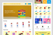 Kids Toys Selling Landing Page, a Landing Page Template by UXcelerate Studio (Thumbnail 2 of 6)