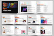 Minimal Art Exhibition Brochure, a Brochure Template by MightyDesign (Thumbnail 1 of 9)