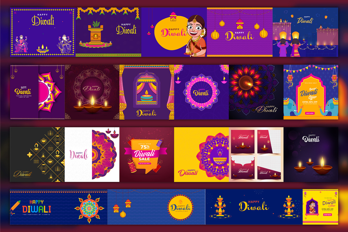 Diwali Bundle 2021 - Vol 1, an Object Graphic by Allies Interactive (Photo 2 of 4)