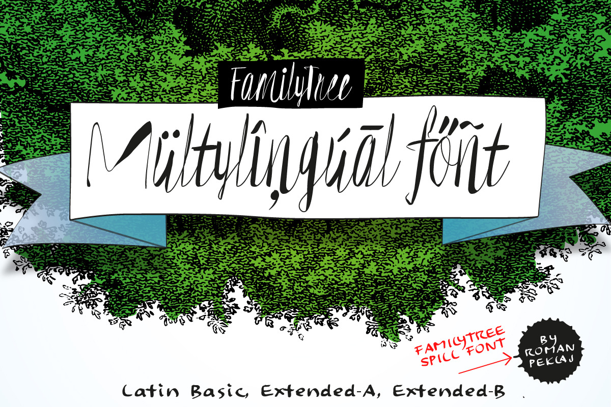 FamilyTree Font preview 3