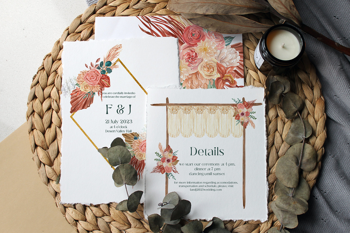 WILD BOHEME Wedding Creator, a Decorative Illustration by Catch the Dream Art (Photo 2 of 20)