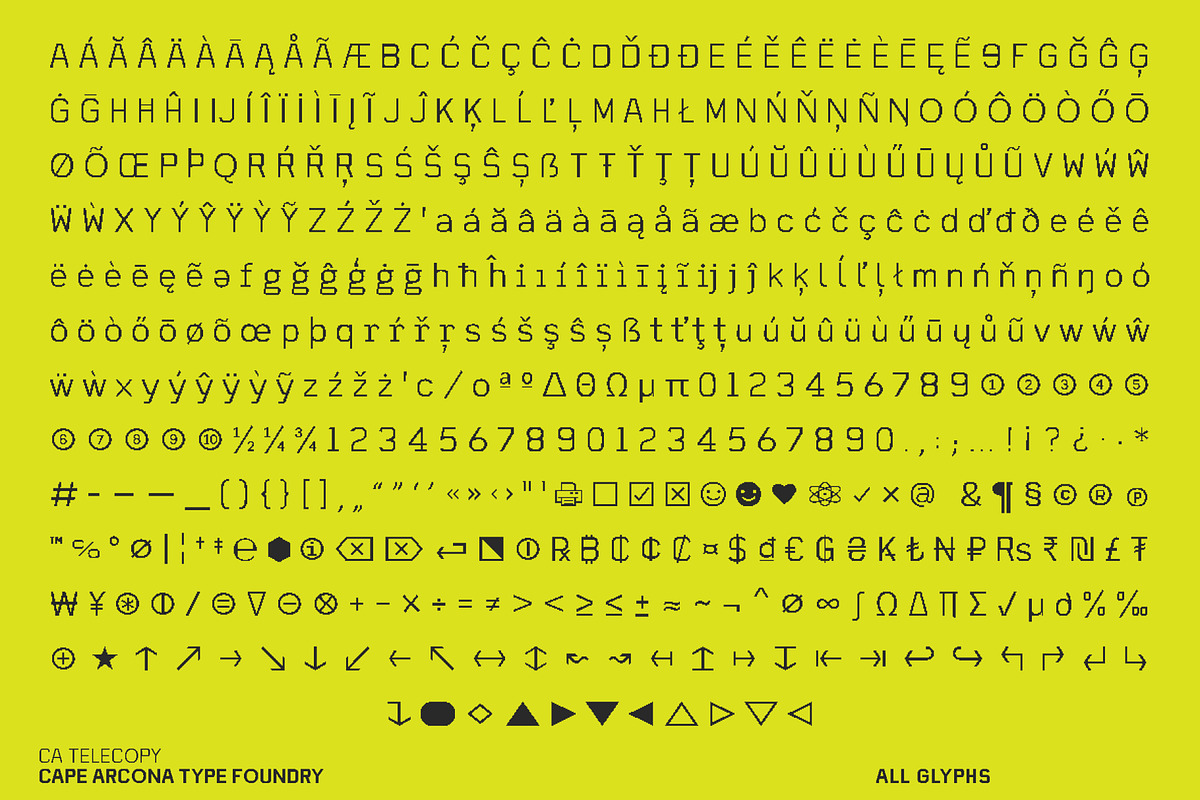 CA Telecopy B, a Sans Serif Font by Cape Arcona Type Foundry (Photo 7 of 15)